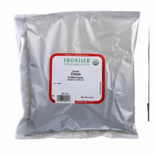 Frontier Herb Cloves Organic Powder Ground - Single Bulk Item - 1LB Perspective: front