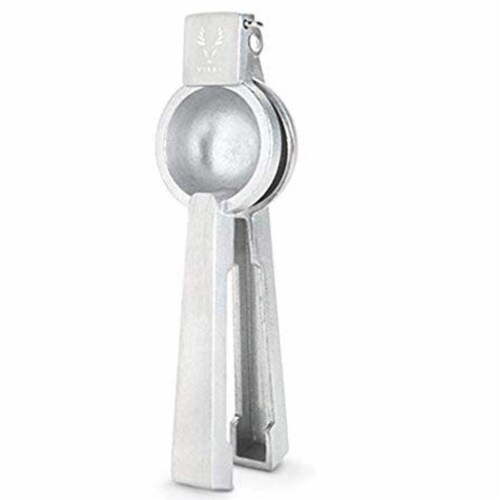 Viski Professional Silver Citrus Juicer Perspective: front