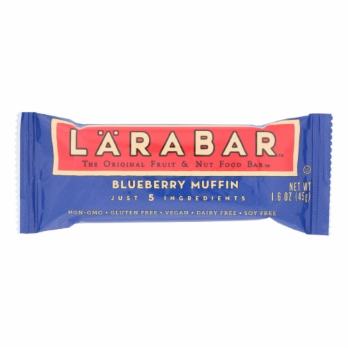 LaraBar - Blueberry Muffin - Case of 16 - 1.6 oz. Perspective: front