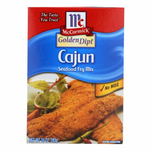 Golden Dipt - Breading - Cajun Fish Fry - Case of 8 - 10 oz. Perspective: front