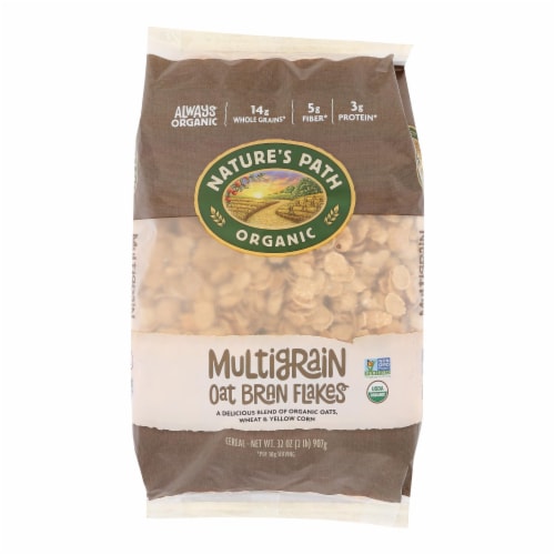 Nature's Path Organic Multigrain Oat-bran Cereal - Case of 6 - 32 oz. Perspective: front