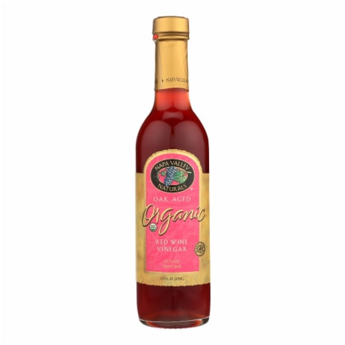 Napa Valley Naturals Organic Red Wine - Vinegar - Case of 12 - 12.7 Fl oz. Perspective: front