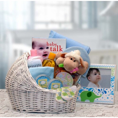 A Special Delivery New Baby Gift Basket - Blue - baby bath set - baby boy  gift basket, One Basket - Kroger