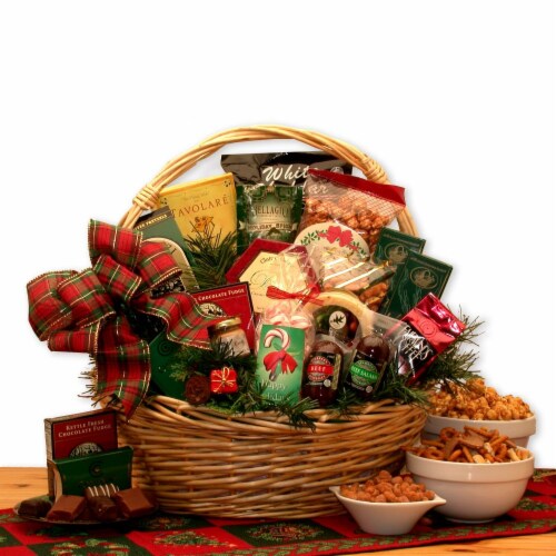 Holiday Celebrations Holiday Gift Basket Christmas gift basket