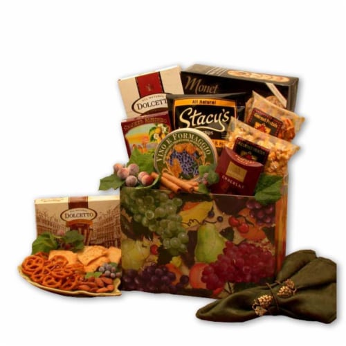 The Bistro Gourmet Gift Box - gourmet gift basket Perspective: front