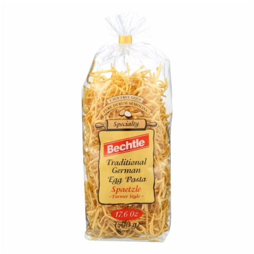 Bechtle Egg Noodles - Spaetzle - Case of 12 - 17.6 oz. Perspective: front