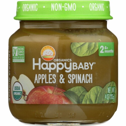 Stage 2 Apples and Spinach Baby Food, 4 oz., 1 Pack/4 Ounce Fry’s Food Stores