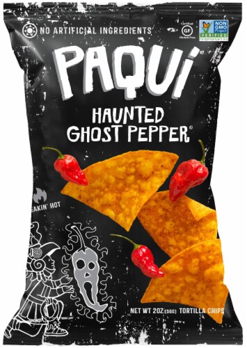 Paqui Hunted Ghost Pepper Tortilla Chips 6 ct 2 oz Harris Teeter