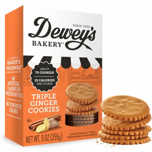 Triple Ginger Cookie Thins | Baked in Small Batches | Real, Simple Ingredients | Time-Honored Perspective: front