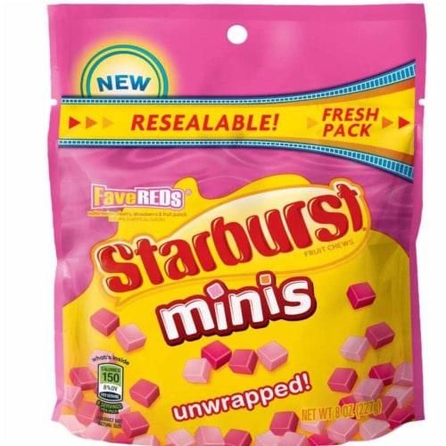 Starburst STARBURST 8 OZ CHERRY CHEWY CANDY Perspective: front