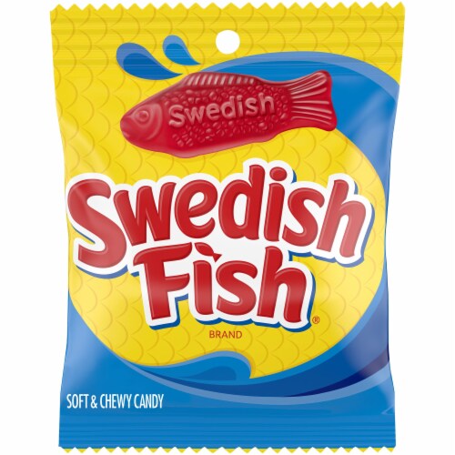 Swedish Fish Soft & Chewy Candy (Original, 5-Ounce Bag) Perspective: front