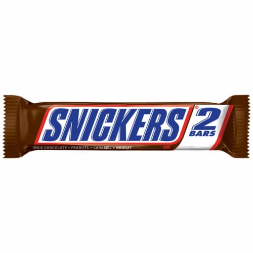 Snickers Full Size Candy Chocolate Bar - 1.86 oz - Packed with Peanuts,  Nougat, Caramel & Milk Chocolate