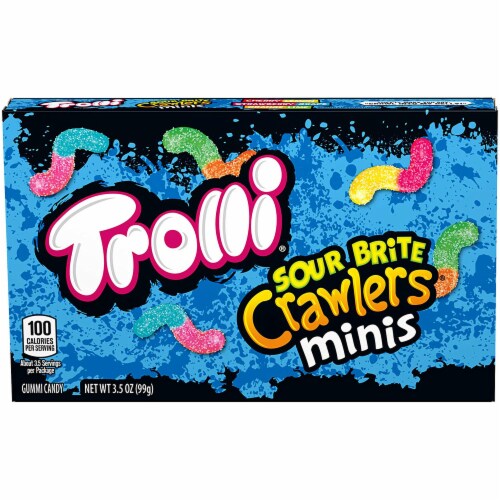 Trolli Sour Brite Crawlers Minis, Assorted Flavors, 2 oz Perspective: front
