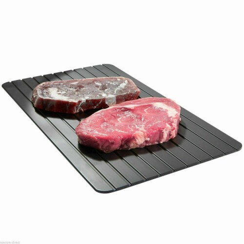 Fast Defrost Tray Fast Thaw Frozen Food Meat Fruit Quick Defrosting Plate Board Defrost Tray Perspective: front