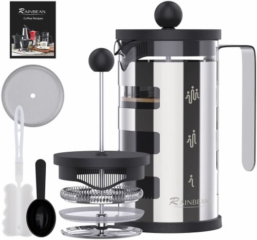 One Two Cups French Press Plunger Coffee Maker Pot 350 ml - FN35