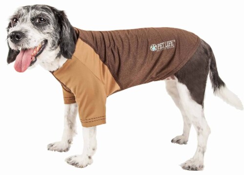 Pet Life Llc Active Hybreed 4 Way Stretch Two Toned Performance Dog T shirt Brown Xl 1 PACK Fred Meyer