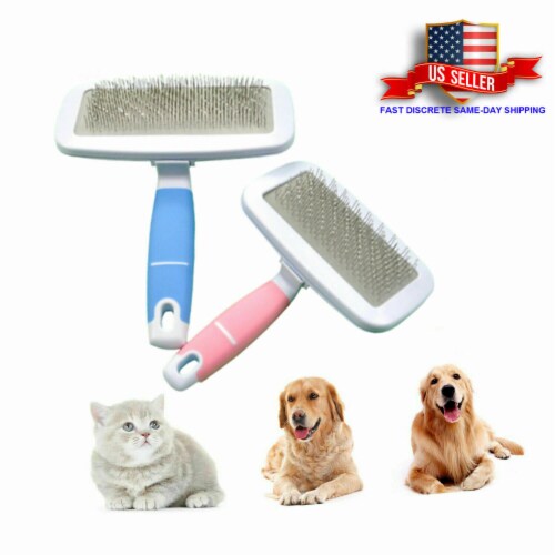 Metal Teeth Flea Cleaning Comb Dog Puppy Cat Grooming Fleas Brush Tool USA Random Color 1 Pack Ralphs