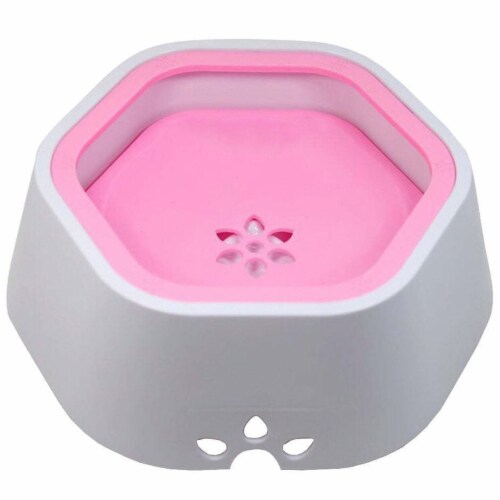 1PC Big Dog Water Bowl With Floating Non-Wetting Mouth Dog Bowl