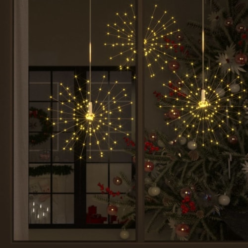 Outdoor Christmas Firework Light Warm White 7.9 140 LEDs Perspective: front