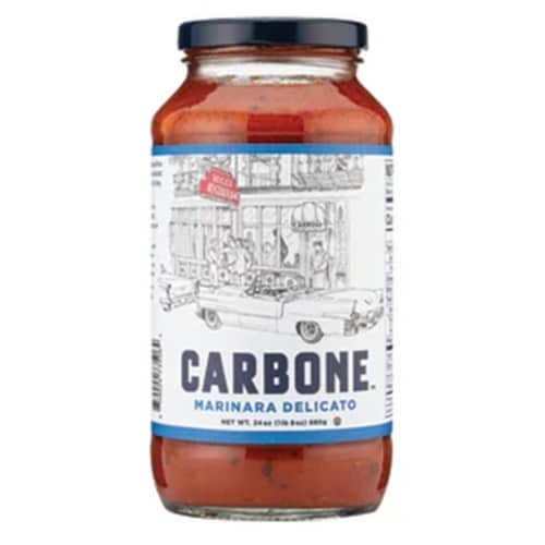 Carbone - Sauce Marinara Delicato - Case of 6-24 OZ Perspective: front