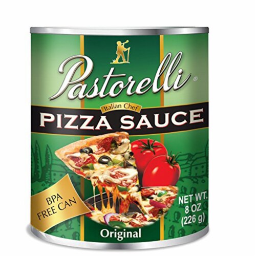 Pastorelli Pizza Sauce - Case of 12 - 8 OZ Perspective: front