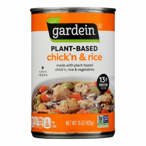 Gardein - Soup Chicken & Rice Plant-based - Case of 12-15 OZ Perspective: front