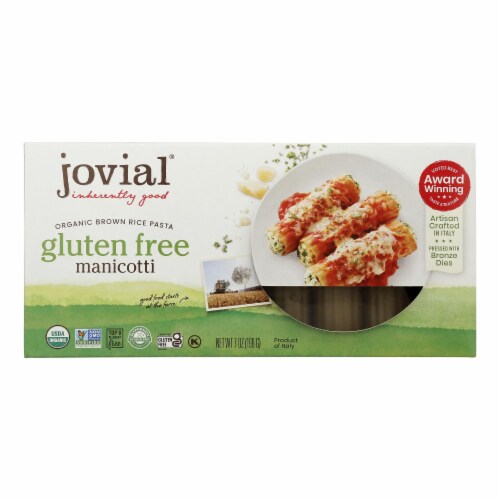 Jovial – Gluten Free Pasta – Manicotti – Case of 12 – 7 oz.