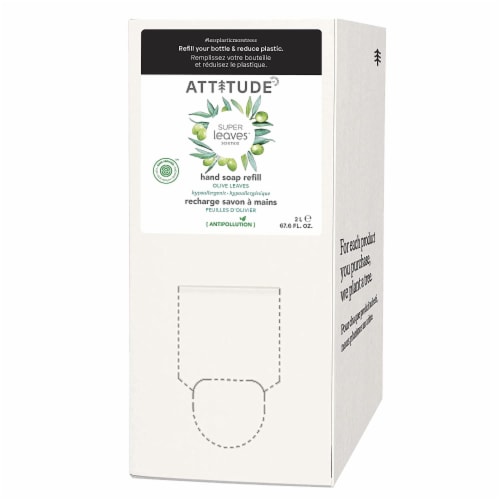 Attitude - Hand Soap Olive Leaves - 1 Each 1-67.6 FZ Perspective: front