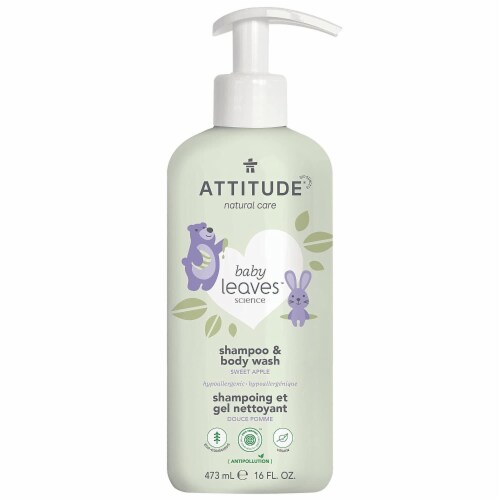 Attitude - Shampoo 2in1 Apple - 1 Each 1-16 FZ Perspective: front