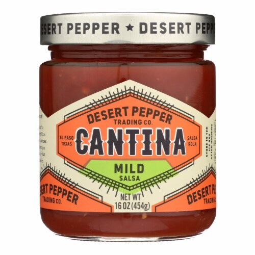 Desert Pepper Trading - Cantina Salsa - Mild - Case of 6 - 16 oz Perspective: front