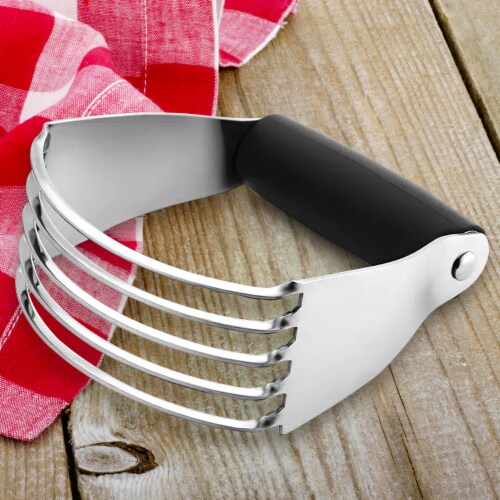 Department Store 1pc Dough Blender Top Professional Pastry Cutter Heavy Duty Blades Medium Perspective: front