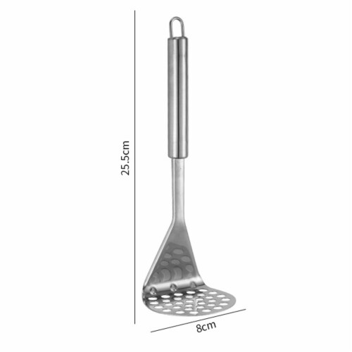 Stainless Steel Potato Masher, Potato Ricer with Durable Sturdy Grips, Perfect for Efficiently Making Mashed Potatoes, Guacamole, Egg Salad