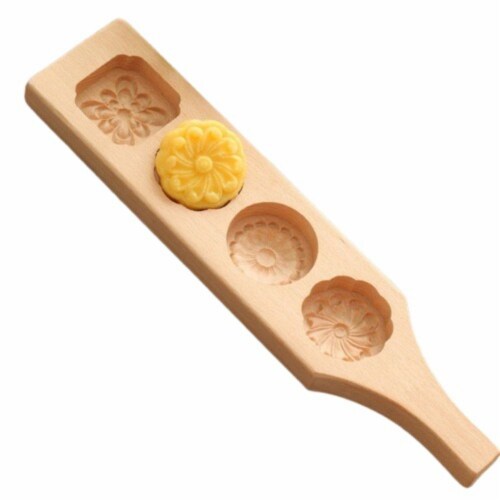 Department Store 1pc Mooncake Three Dimensional Wooden; Cookie Molds For  Baking ( A Flowers), 1 Pack - Kroger