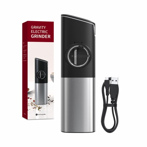 Department Store 1pc Rechargeable Gravity Electric Salt And Pepper Grinder,  1 Pack - Fry's Food Stores