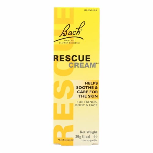 Bach Flower Remedies Rescue Cream - 1 fl oz Perspective: front