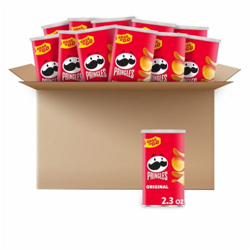 Pringles Original Potato Chips Perspective: front