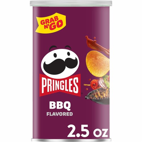 Pringles Barbecue Potato Chips Perspective: front