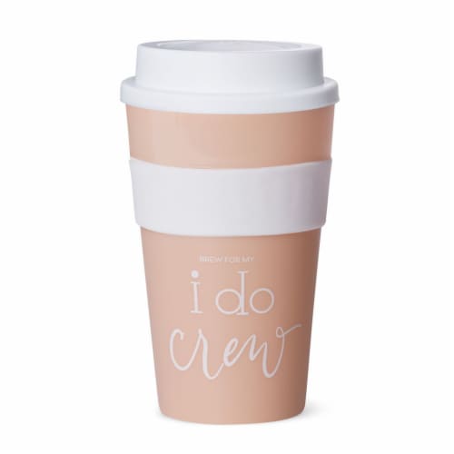 Women's I Do Crew 12 oz. Coffee Tumbler Perspective: front