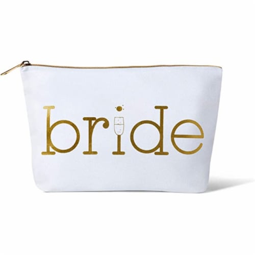Women s Bride Canvas Makeup Bag 1 Count Foods Co
