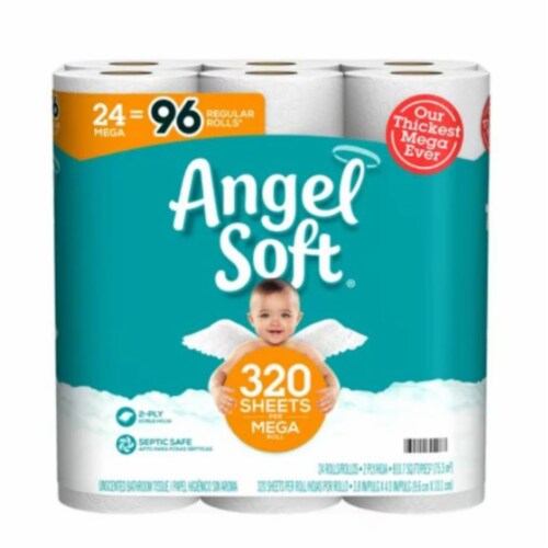 Soft Toilet Paper Perspective: front