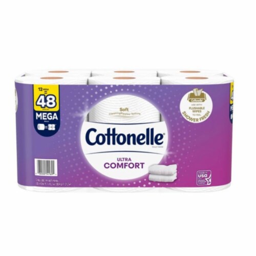 Cottonelle Ultra Comfort Toilet Paper Perspective: front