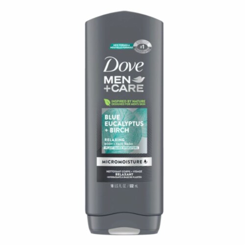 Men+Care Body Wash and Face Wash Perspective: front