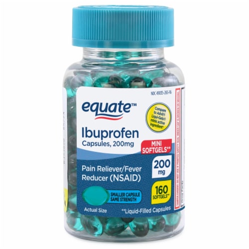 Ibuprofen Mini Softgel Capsules, 160 Capsules Kroger