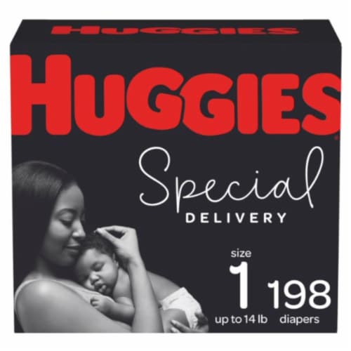 Huggies Special Delivery Hypoallergenic Baby Diapers, Size 1, 72