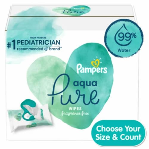 Aqua Pure Sensitive Baby Wipes Perspective: front
