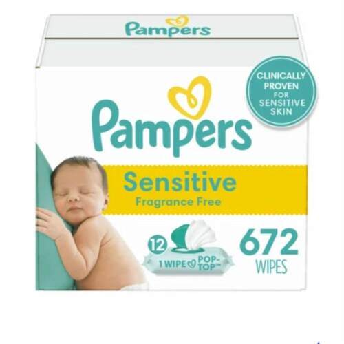 Baby Wipes Sensitive Perfume Free, 672 Wipes - Ralphs