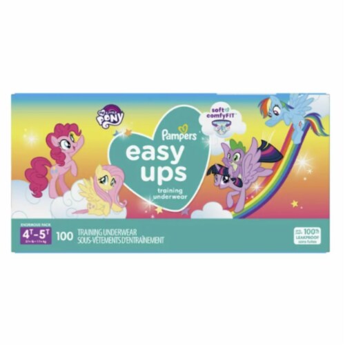 Easy Ups Training Pants, Girls, Size 4T-5T, 100 Ct, 100 Diapers - Fry's  Food Stores