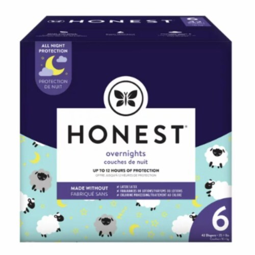 The Honest Company Clean Conscious Disposable Overnight Diapers - Sleepy  Sheep, 42 Diapers - Gerbes Super Markets