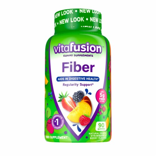 Fiber Gummy Vitamins; 90 Count Perspective: front