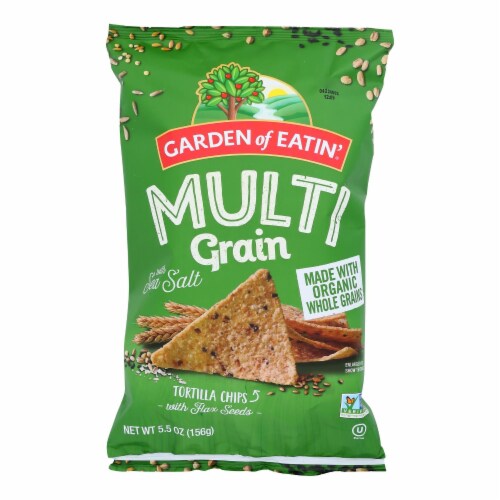 Garden of Eatin Sea Salt Multigrain Tortilla Chips Perspective: front